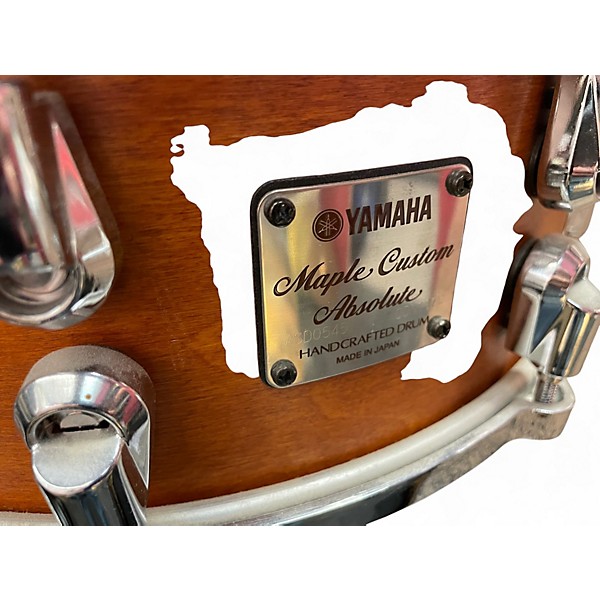 Used Yamaha 14in Maple Custom Absolute  Vintage Natural Drum