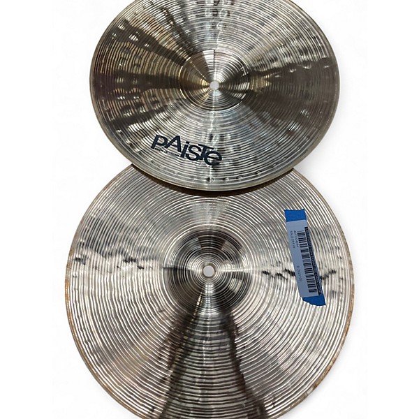 Used Paiste 13in Signature Dark Crisp Hi Hat Pair Cymbal