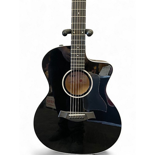 Used Taylor 214ce-BLK Plus Black Acoustic Electric Guitar