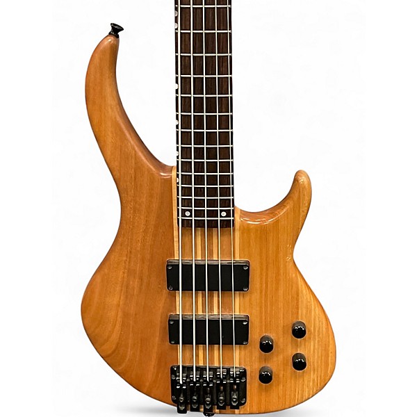 Used Peavey Grind BXP 5 String Antique Natural Electric Bass Guitar