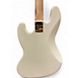 Used Squier 40TH ANNIVERSARY JAZZ BASS GOLD EDITION Olympic White Electric Bass Guitar