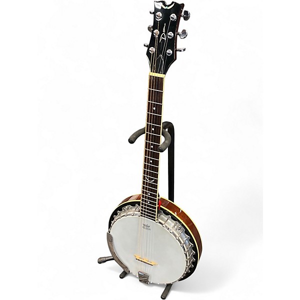 Used Dean Backwoods 6 Mahogany Banjo