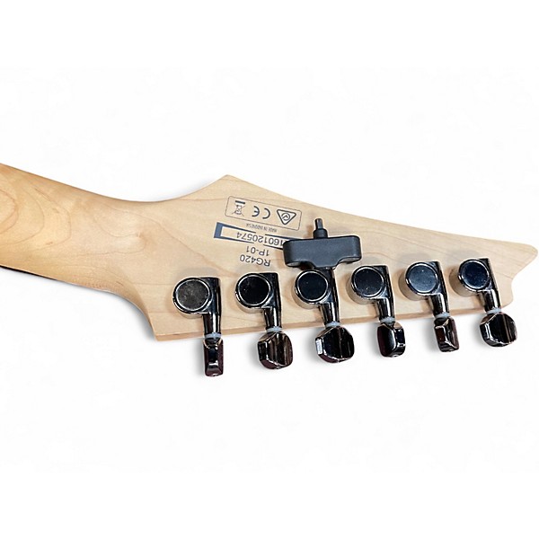 Used 2010s Ibanez RG420CMN RG Series Flat Black Solid Body Electric Guitar