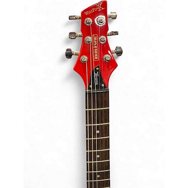 Used Drive Wild Fire X Red Solid Body Electric Guitar