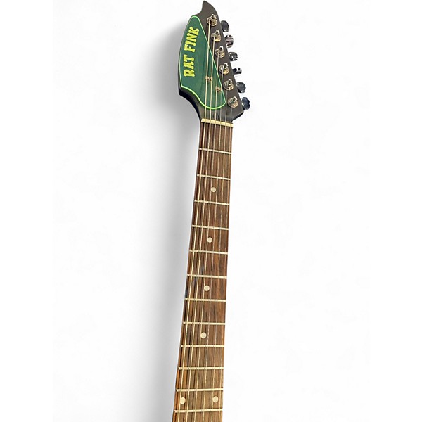 Used Ed "big Daddy" Roth Rat Fink Black and Green Solid Body Electric Guitar
