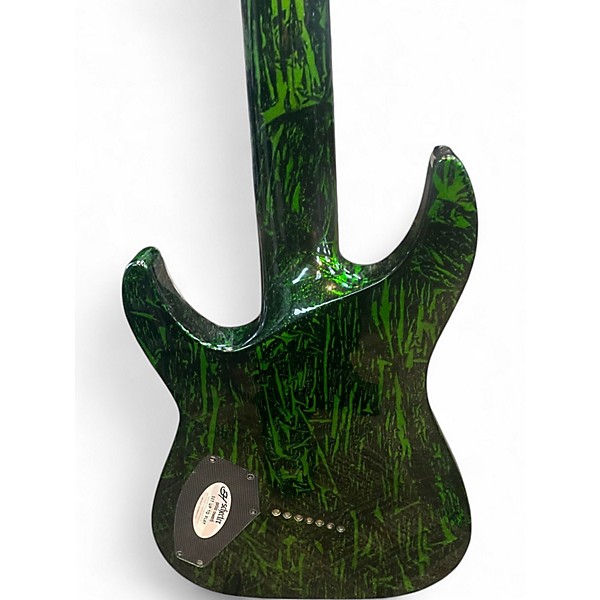 Used Schecter Guitar Research SILVER MOUNTAIN C7 TOXIC VENOM Solid Body Electric Guitar