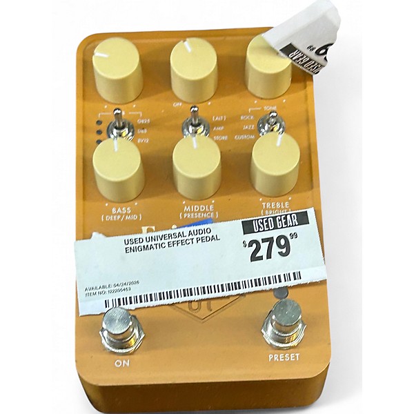 Used Universal Audio ENIGMATIC Effect Pedal