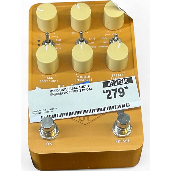 Used Universal Audio ENIGMATIC Effect Pedal