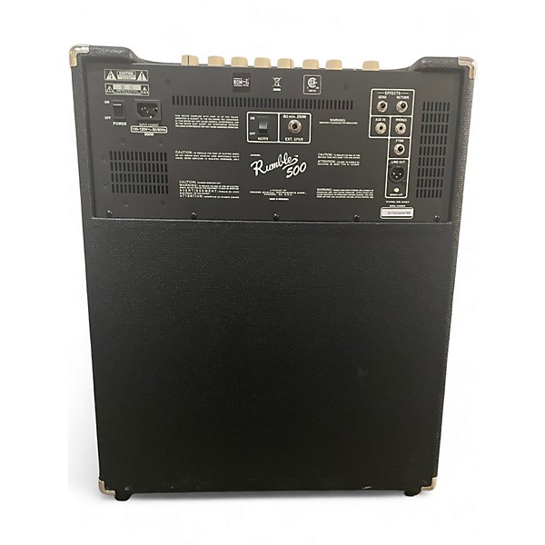 Used Fender RUMBLE 500 Bass Combo Amp