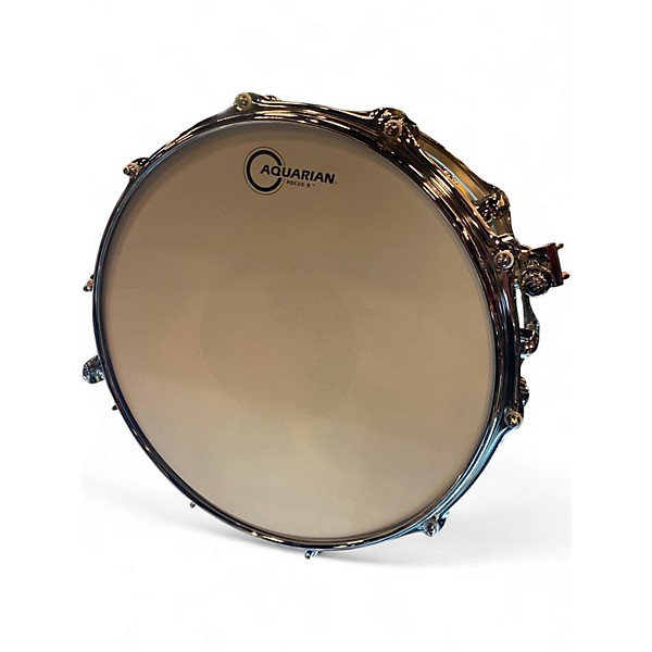 Used Mapex 14X5.5 Black Panther Premium Snare Gold Drum