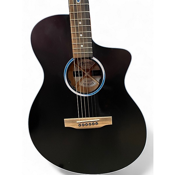 Used Martin SCE Black Acoustic Guitar