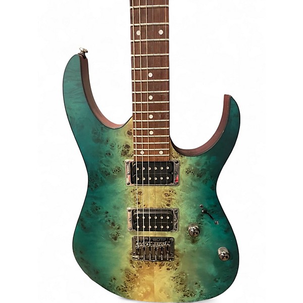 Used Ibanez RG421PB CARRIBEAN SHORELINE Solid Body Electric Guitar