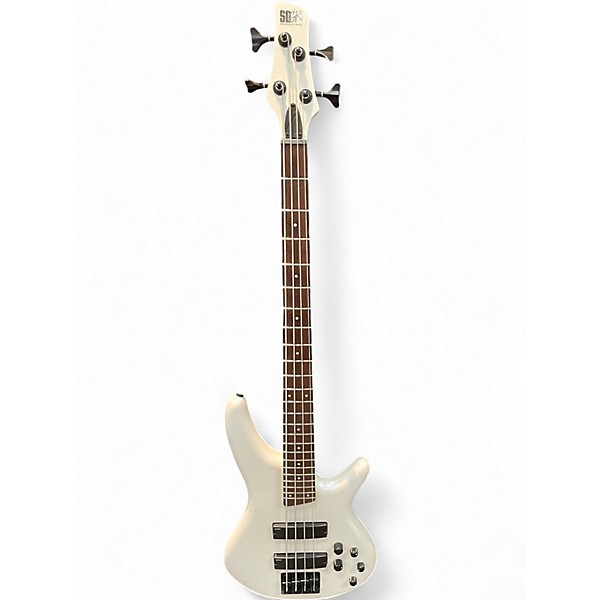 Used Ibanez SR250 Alpine White Electric Bass Guitar