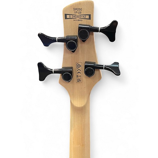 Used Ibanez SR250 Alpine White Electric Bass Guitar