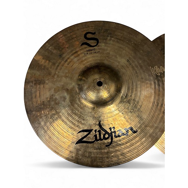 Used Zildjian 14in S Family Hi-Hats Pair Cymbal