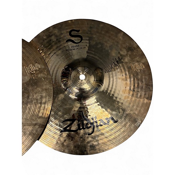 Used Zildjian 14in S Family Hi-Hats Pair Cymbal