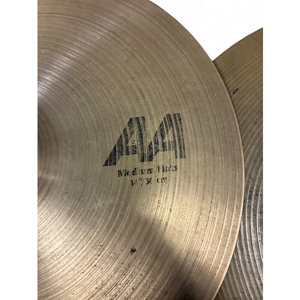 Used SABIAN 14in AA Medium Hi Hat Pair Cymbal