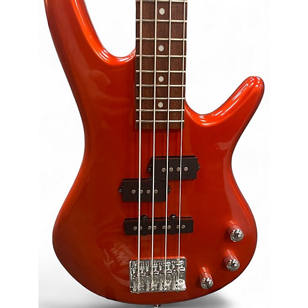 Used Ibanez GSRM20 Mikro Short Scale Metallic Orange Electric Bass Guitar
