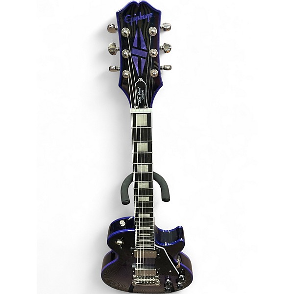 Used Epiphone Les Paul Custom Purple Burst Solid Body Electric Guitar