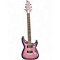 Used 2023 Schecter Guitar Research C1 Platinum Satin Purple Burst Solid Body Electric Guitar thumbnail