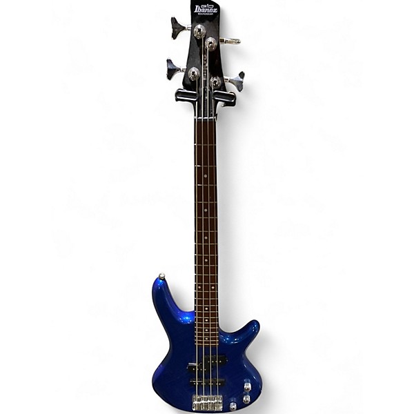 Used Ibanez GIO MICRO SOUNDGEAR Blue Electric Bass Guitar