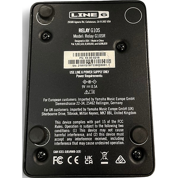 Used Line 6 RELAY G10S Instrument Wireless System