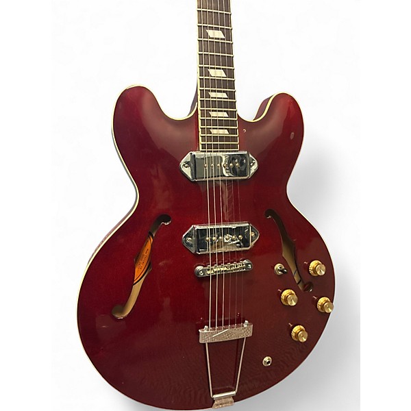 Used Epiphone Casino Cherry Hollow Body Electric Guitar