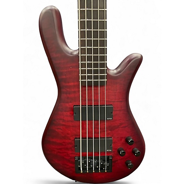 Used Spector NS5 Pulse Black Cherry Electric Bass Guitar