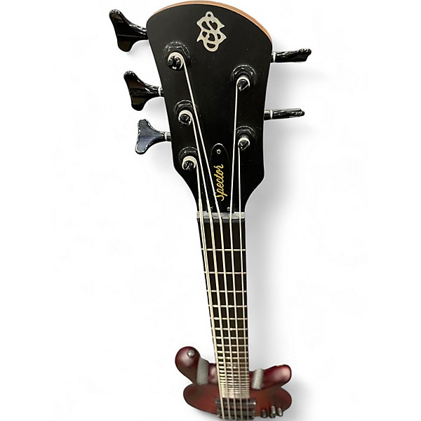 Used Spector NS5 Pulse Black Cherry Electric Bass Guitar