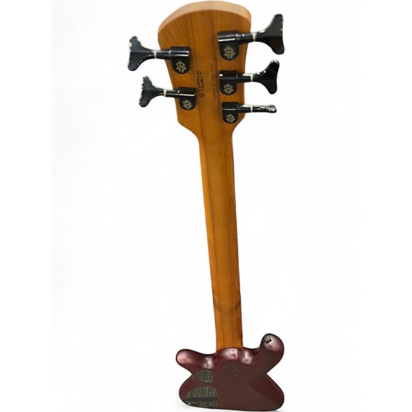 Used Spector NS5 Pulse Black Cherry Electric Bass Guitar