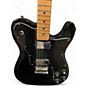 Used Squier TELECASTER DELUXE BLACK Solid Body Electric Guitar