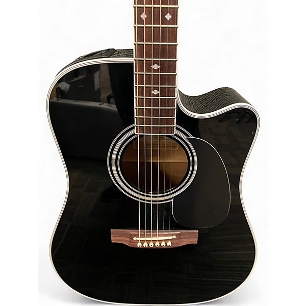 Used Takamine EF341SC BLACK Acoustic Electric Guitar