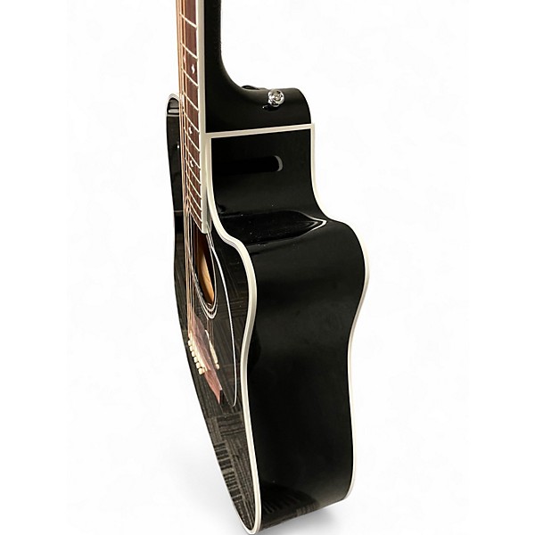 Used Takamine EF341SC BLACK Acoustic Electric Guitar