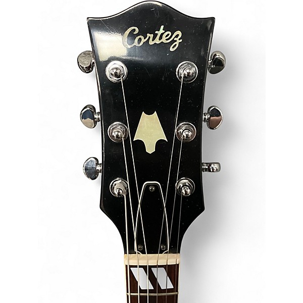 Used Cortez DBL NECK Cherry Solid Body Electric Guitar