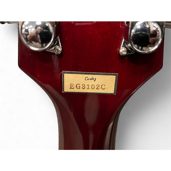 Used Cortez DBL NECK Cherry Solid Body Electric Guitar