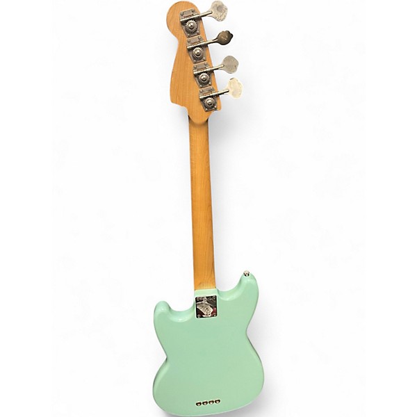 Used Squier Music Master VIsta Sonic Blue Electric Bass Guitar