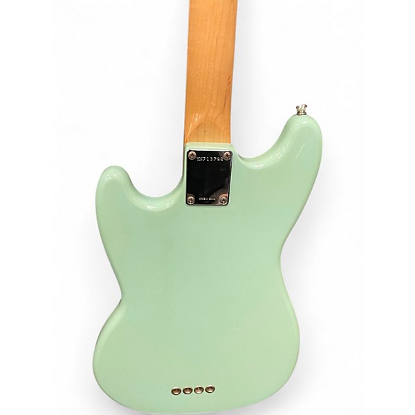 Used Squier Music Master VIsta Sonic Blue Electric Bass Guitar