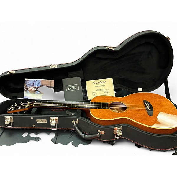 Used Breedlove CUSTOM P10/MM Mahogany Acoustic Guitar