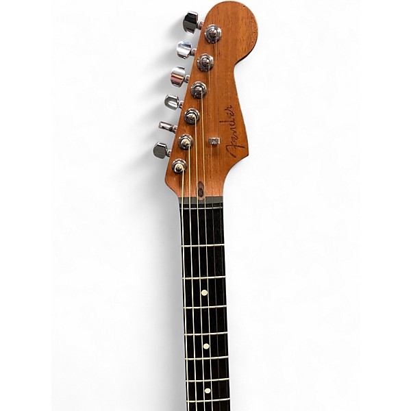 Used 2022 Fender American Acoustasonic Stratocaster Dakota Red Acoustic Electric Guitar