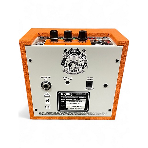 Used Orange Amplifiers crush mini Battery Powered Amp
