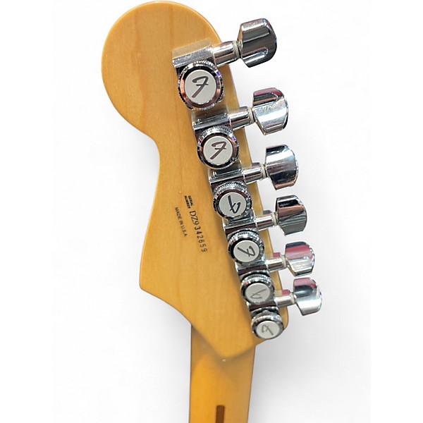 Used Fender American Deluxe Ash Stratocaster Aged Cherry Sunburst Solid Body Electric Guitar