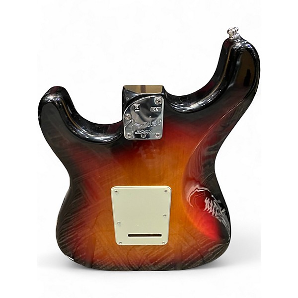 Used Fender American Deluxe Ash Stratocaster Aged Cherry Sunburst Solid Body Electric Guitar