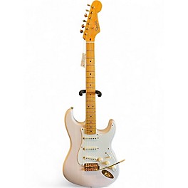 Used Squier Classic Vibe 1950S Stratocaster White Blonde Solid Body Electric Guitar