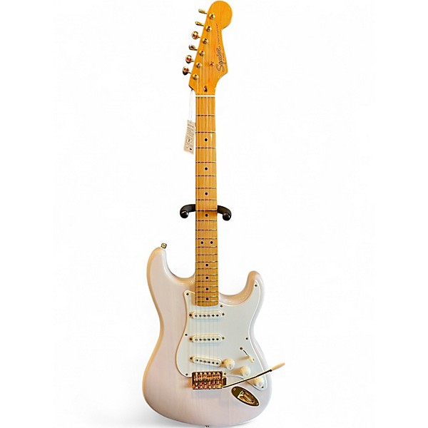 Used Squier Classic Vibe 1950S Stratocaster White Blonde Solid Body Electric Guitar