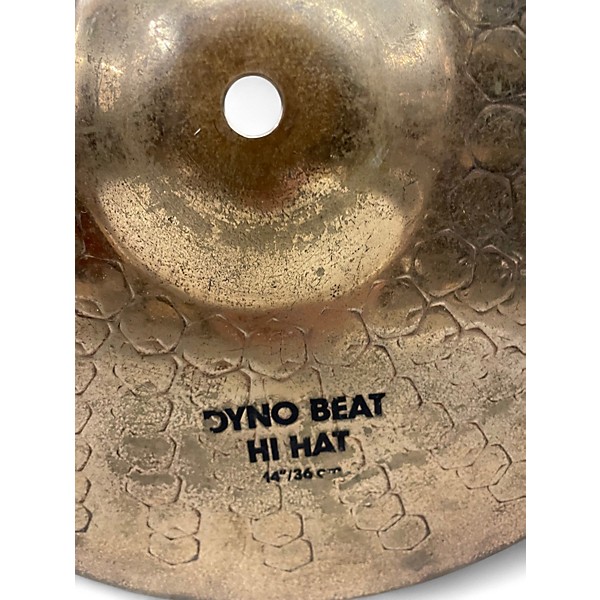 Used Zildjian 14in Z Custom Dyno Beat Hi Hat Cymbal