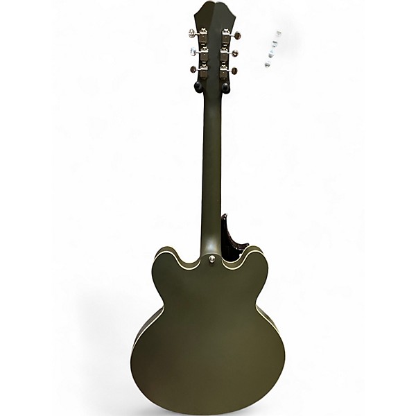 Used 2020s Epiphone Casino Worn olive drab Hollow Body Electric Guitar