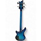 Used 1980s Vigier Arpege IV Fretless Blue Electric Bass Guitar