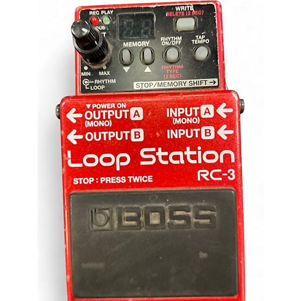 Used BOSS RC3 Loop Station Pedal