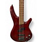 Vintage 1990s Ibanez SDGR SR800 Trans Red Electric Bass Guitar