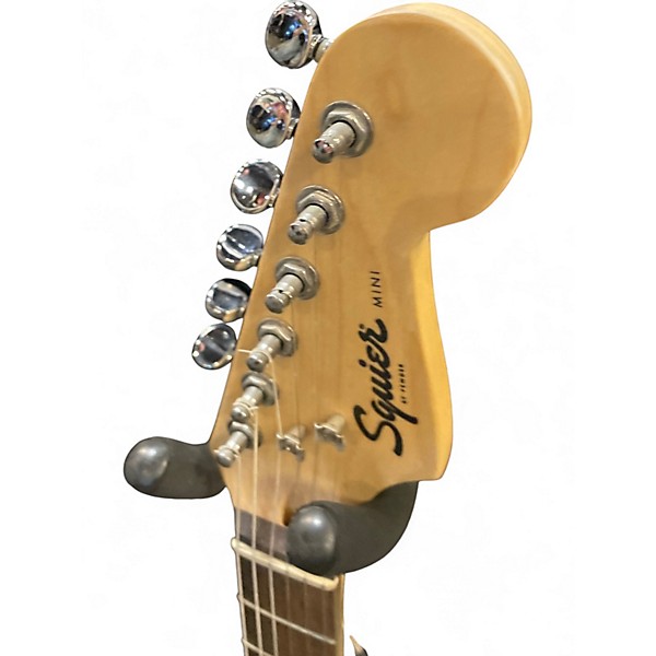 Used Squier Mini Affinity Stratocaster Black and White Electric Guitar